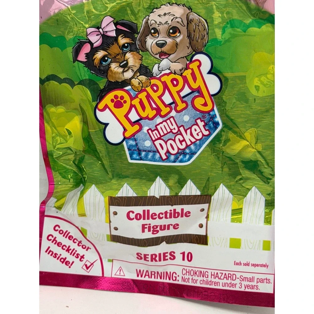 Puppy In My Pocket Series 10 Blind Bag Collectible Dog‎ Figure Just Play New